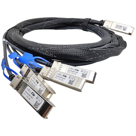  MIKROTIK QSFP+ 40G/100G XQ+BC0003-XS+ CABO DIVISOR 3M QSFP28