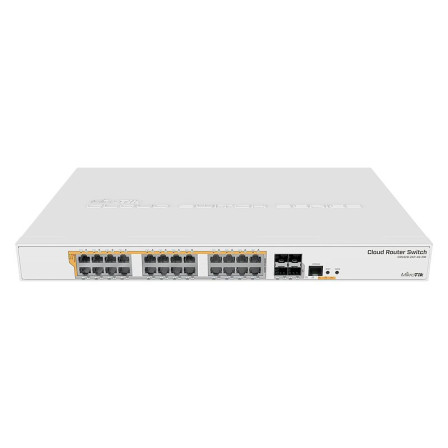 CLOUD ROUTER SWITCH CRS328-24P-4S+RM L5 - MIKROTIK