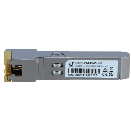 ADAPTADOR SFP+ PARA RJ45 UACC-CM-RJ45-MG 10G