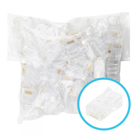 PACOTE-C/-100-CONECTORES-RJ45-MACHO-CAT.5E-PARA-CABO-SÓLIDO-E-FLEXIVEL---FURUKAWA-0