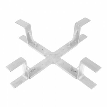 CRUZETA-ESCOLTA-CINZA-EM-ABS-REGULÁVEL-DE-550-MM-A-600-MM-P/RESERVA-DE-CABOS-ÓPT-1