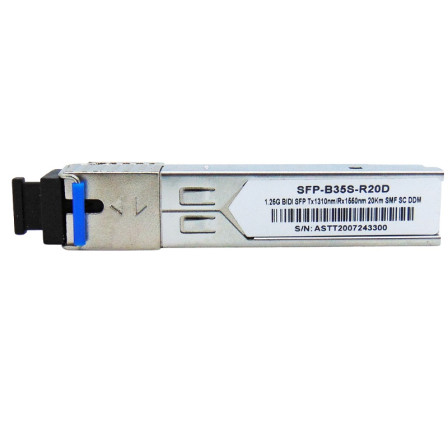 F. M SFP 1.25G 20KM BIDI SC DDM TX1310-RX1550NM B35S-R20D