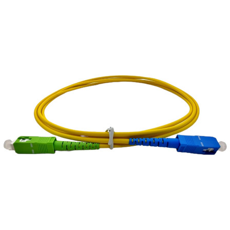 CORDÃO ÓPTICO SIMPLEX MONOMODO SC UPC - SC APC 2,0M