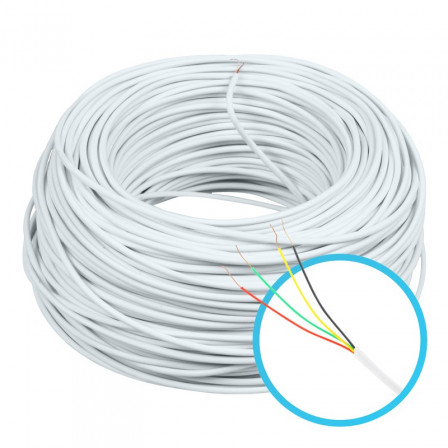 CABO-DE-ALARME-MULTICORES-TELECAM-04-VIAS-0.50MM-100MT-0