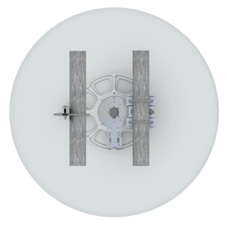 ANTENA DIRECIONAL PARÁBOLA ABERTA 35DBI 5,8GHZ PA-5800-35-12-DP 1,2M - ALGCOM 