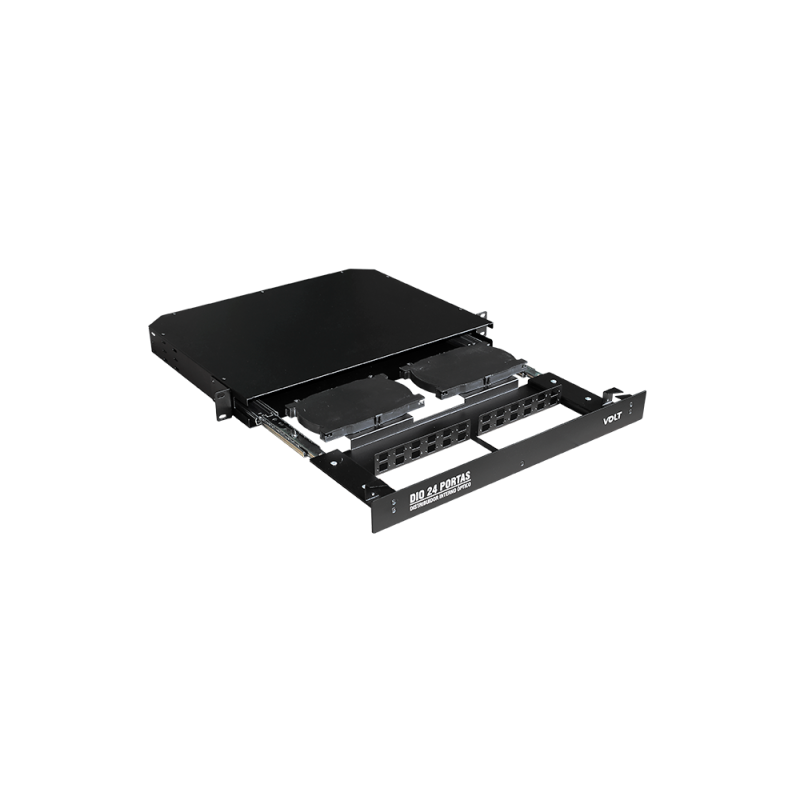 CAIXA DIO 19'' VOLT PARA RACK 1X24 VAZIA