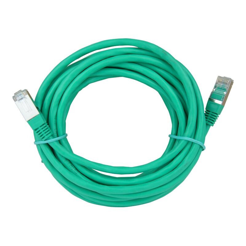 PATCH CORD CAT6 RJ45 BLINDADO FTP VERDE 5 METROS CHIPSCE