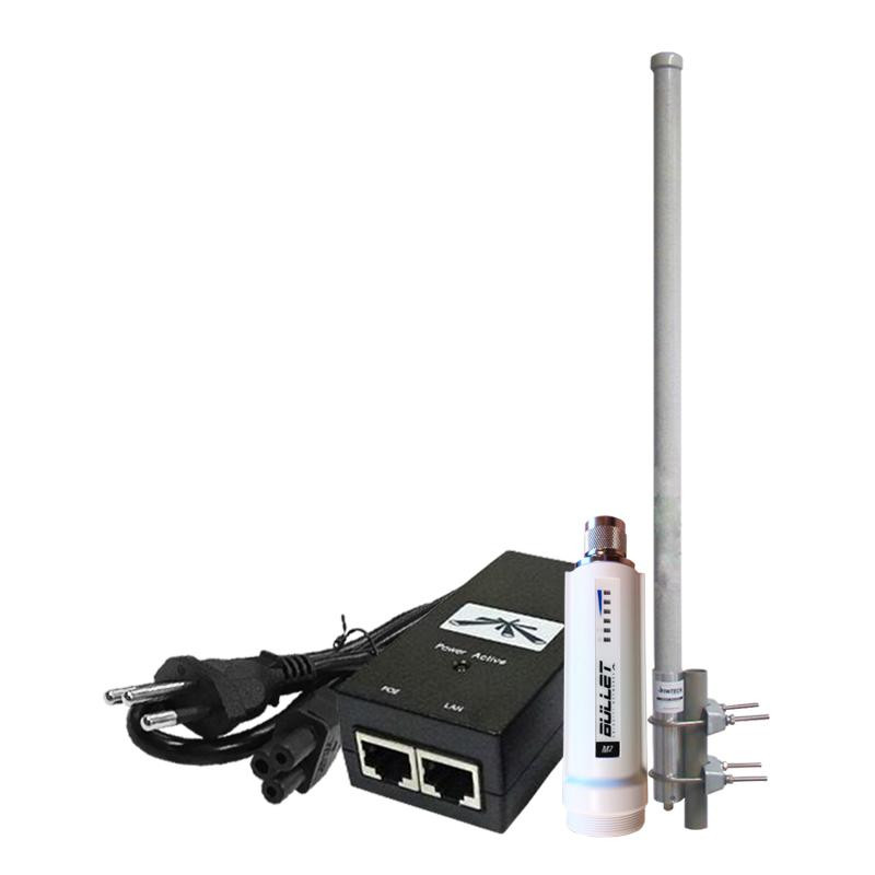 Kit Wireless Externo Omnidirecional | ConectWi Distribuidora