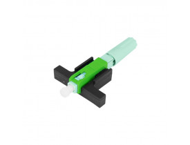 CONECTOR FAST DE CAMPO  SM SC/APC VERDE ROSCA - FIBRA OPTICA