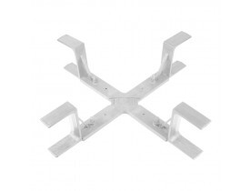 CRUZETA CINZA ABS  50X50CM  PARA RESERVA DE CABOS ÓPTICOS