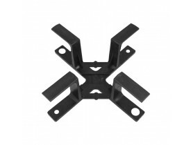 CRUZETA MINI PRETA ABS 30X30CM RESERVA DE CABOS ÓPTICOS