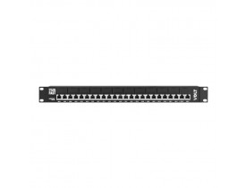 PATCH PANEL POE 12 PORTAS FAST ETHERNET ATÉ 48V - VOLT