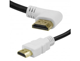 CABO HDMI 2.0 19 PINOS 4K PLUG 90 GRAUS 3 METROS - CHIPSCE 