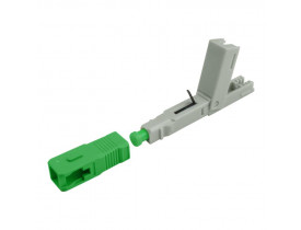 CONECTOR ÓPTICO PRÉ POLIDO SC/APC VERDE REUTILIZAVEL OVERTEK