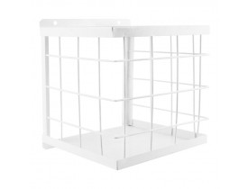 GRADE BRANCA PARA PROTEÇÃO DE CÂMERAS DE SEGURANÇA EXTERNAS