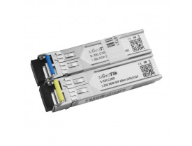 PAR DE GBIC'S SFP S-53LC20D AMARELO / SFP S-35LC20D AZUL - MIKROTIK  