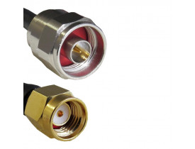 PAR DE JUMPER PIGTAILS SMA MR / NM - ALGCOM - PT-5800-S-N-05