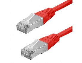 PATCH CORD CAT5 RJ45 BLINDADO FTP VERMELHO 10 METROS - CHIPSCE