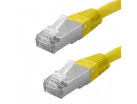 PATCH CORD CAT6 RJ45 BLINDADO FTP AMARELO 10 METROS - CHIPSCE 