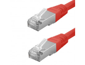 PATCH CORD CAT6 RJ45 BLINDADO FTP VERMELHO 10 METROS - CHIPSCE