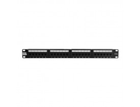 PATCH PANEL CAT5 24 PORTAS RJ45 MULTILAN CARREGADO SOHO PLUS FURUKAWA