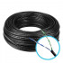 CABO DE REDE 2 PARES CAT5-E PRETO INT/EXT MEGATRON ROLO C/ 100MTS
