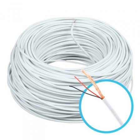CABO-COAXIAL---TELECAM-4MM-80%-MALHA-BIPOLAR-100MTS-0