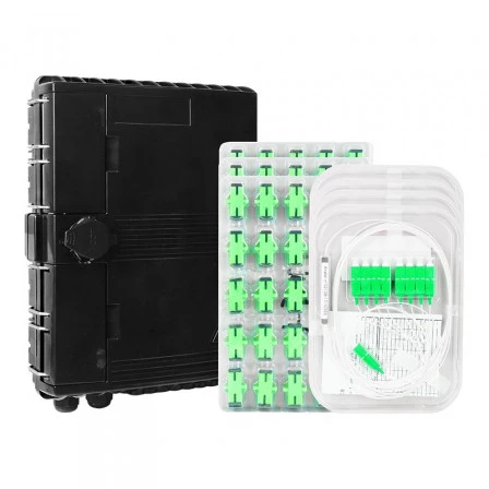 KIT-CAIXA-DE-ATENDIMENTO-CTO-CONECTORIZADA-SC/APC-(VERDE)-FTTH--0