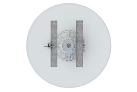 ANTENA DIRECIONAL PARÁBOLA ABERTA 35DBI 5,8GHZ PA-5800-35-12-DP 1,2M - ALGCOM 