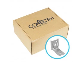 SUPORTE PARA ROLDANA PLASTICA GALVANIZADO (DM) REFORCADO COM ABA