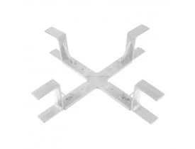 CRUZETA CINZA ABS  50X50CM  PARA RESERVA DE CABOS ÓPTICOS