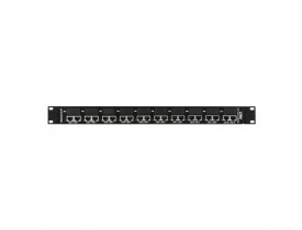 PATCH PANEL POE 10 PORTAS FAST ETHERNET ATÉ 48V - VOLT 