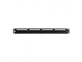 PATCH PANEL CAT5 24 PORTAS RJ45 MULTILAN CARREGADO SOHO PLUS FURUKAWA