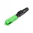 conector-optico-de-campo-fast-rapido-sc-apc-verde